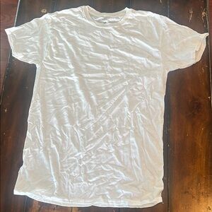 Hanes Classic White Short Sleeve Tee